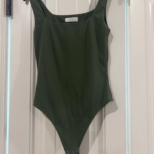 Aritzia Green Bodysuit